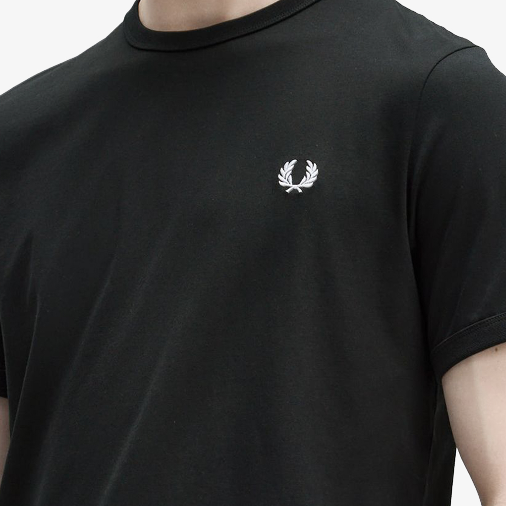프레드페리 링어 티셔츠 블랙(Fred Perry Ringer T-Shirt Black) - 5
