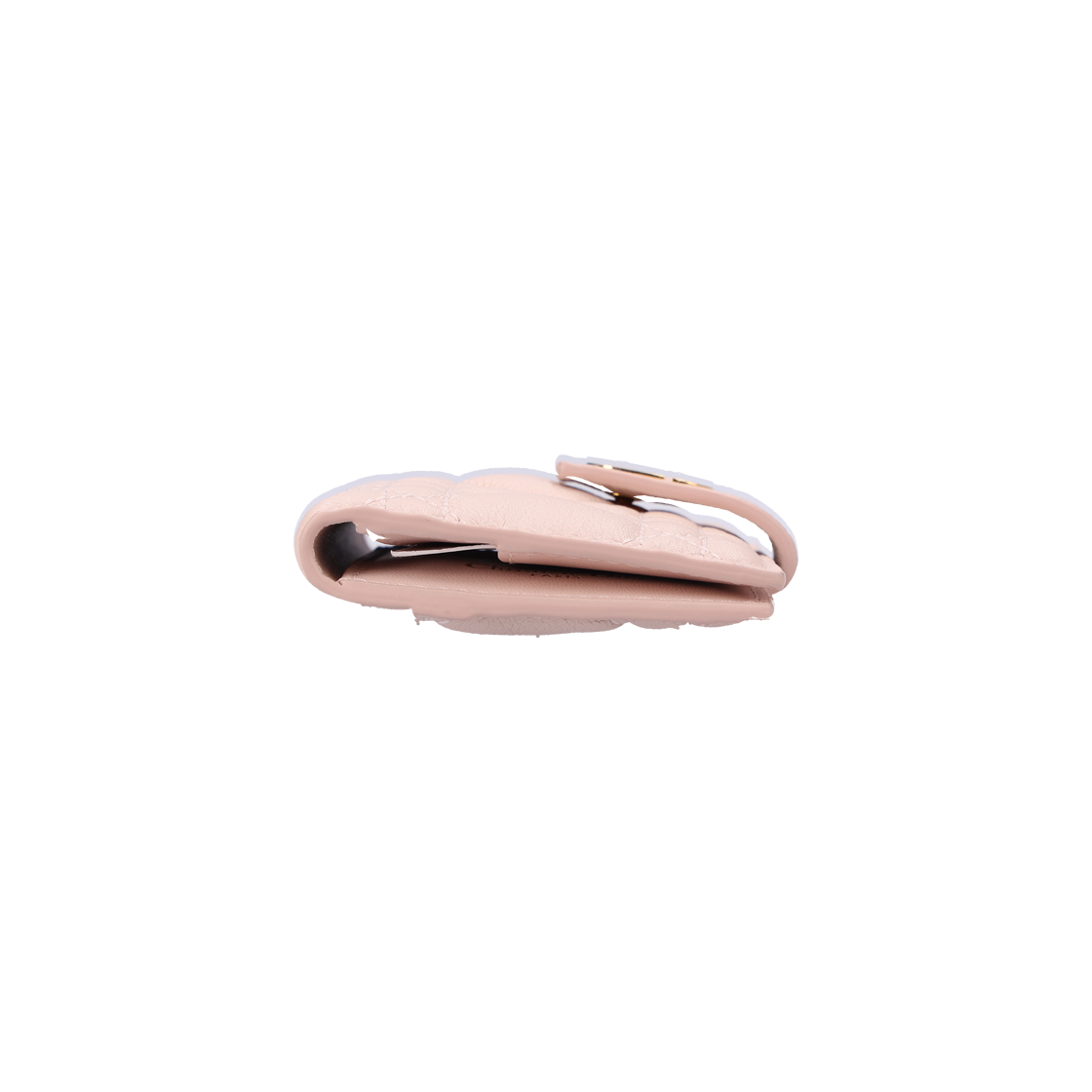 S5157UWHC Dior Caro Vertical Card Holder Calfskin Rose Powder - #5
