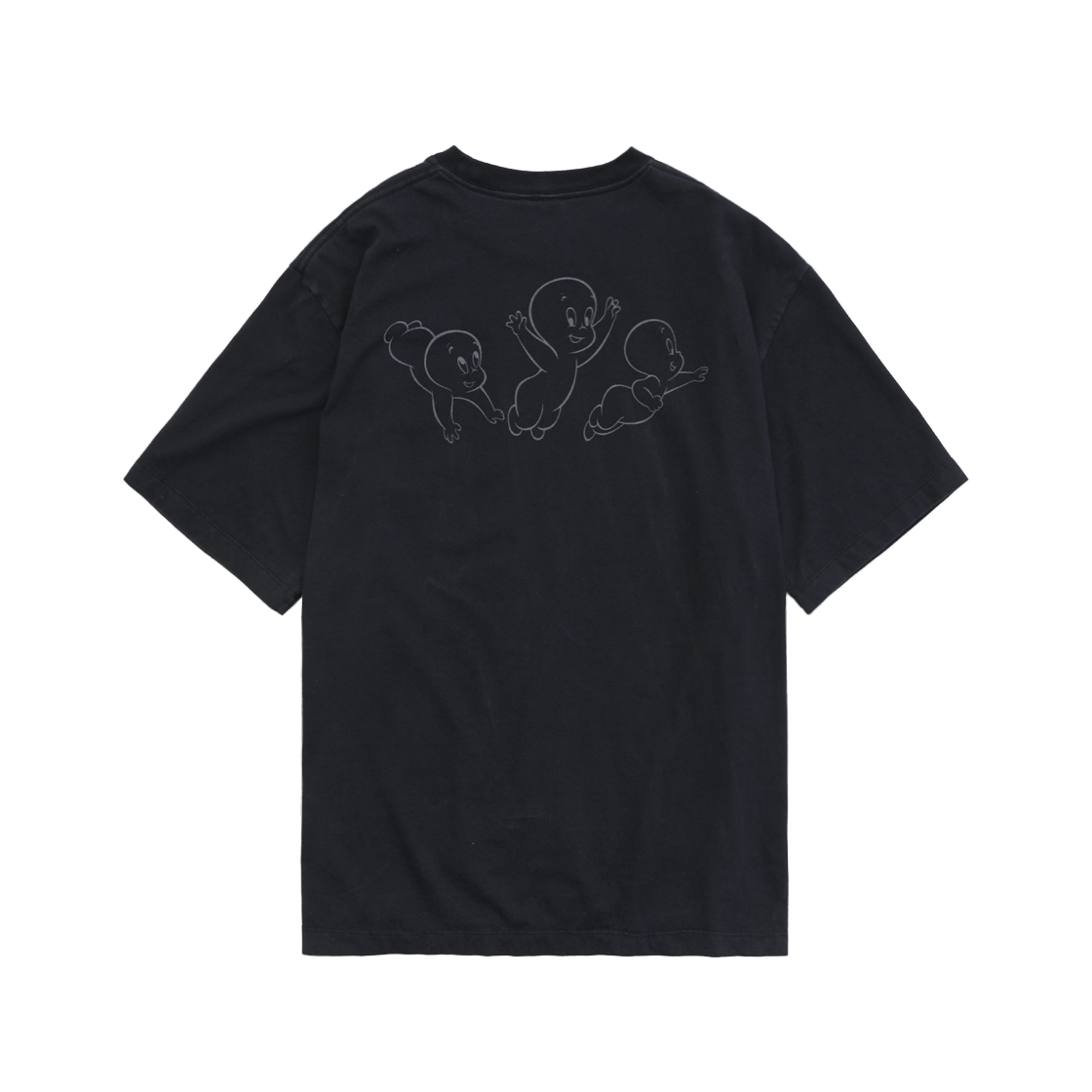 폴리테루 x 캐스퍼 1/2 슬리브 '어 퓨 굿 맨' 워시드 블랙(Polyteru x Casper 1/2 Sleeves 'A Few Good Men' Washed Black) - 2