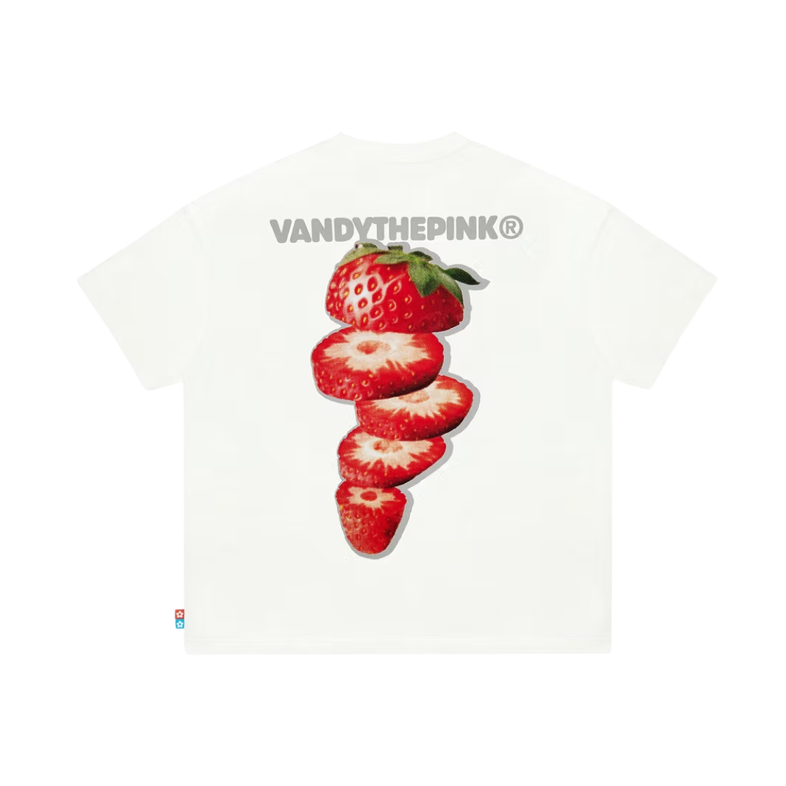 반디 더 핑크 스트로베리 티셔츠 화이트(Vandy The Pink Strawberry T-Shirt White)