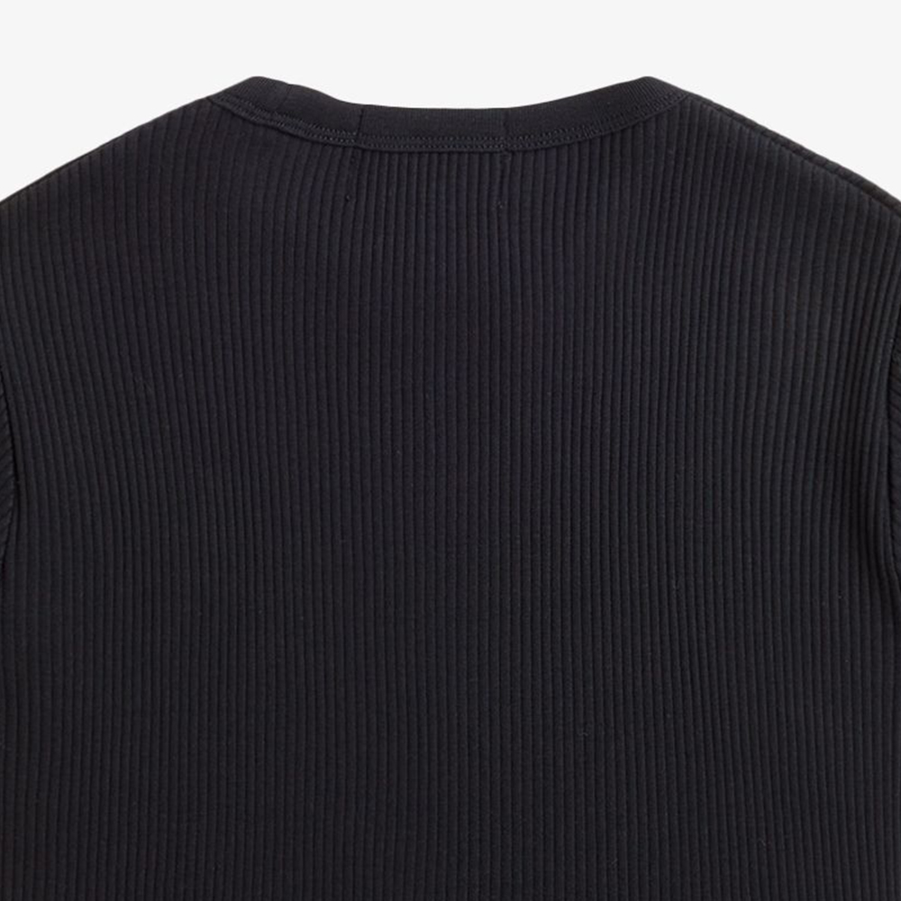 프레드페리x에이미와인하우스 립 티셔츠 블랙(Fred Perry Womens Ribbed T-Shirt Black) - 6