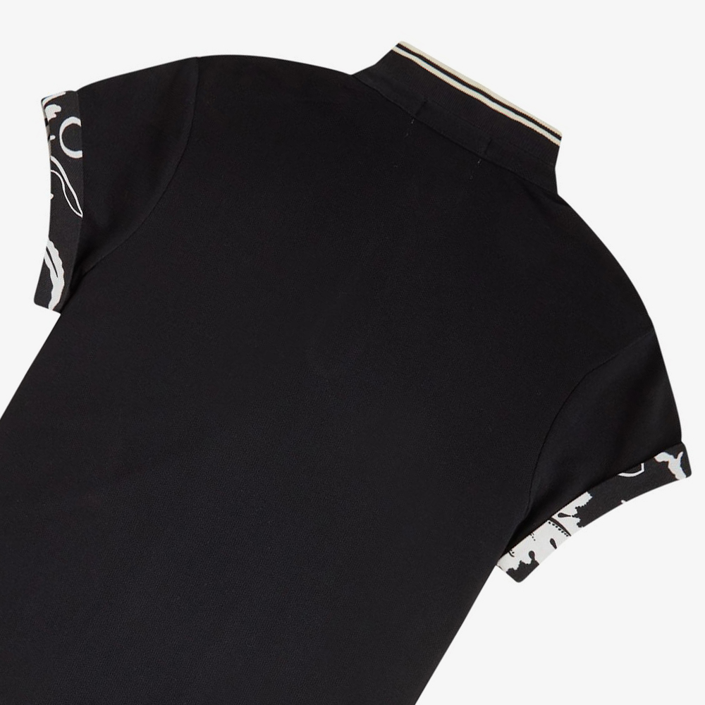 프레드페리x에이미와인하우스 프린트 트림 피케 드레스 블랙(Fred Perry Womens Printed Trim Pique Dress Black) - 4