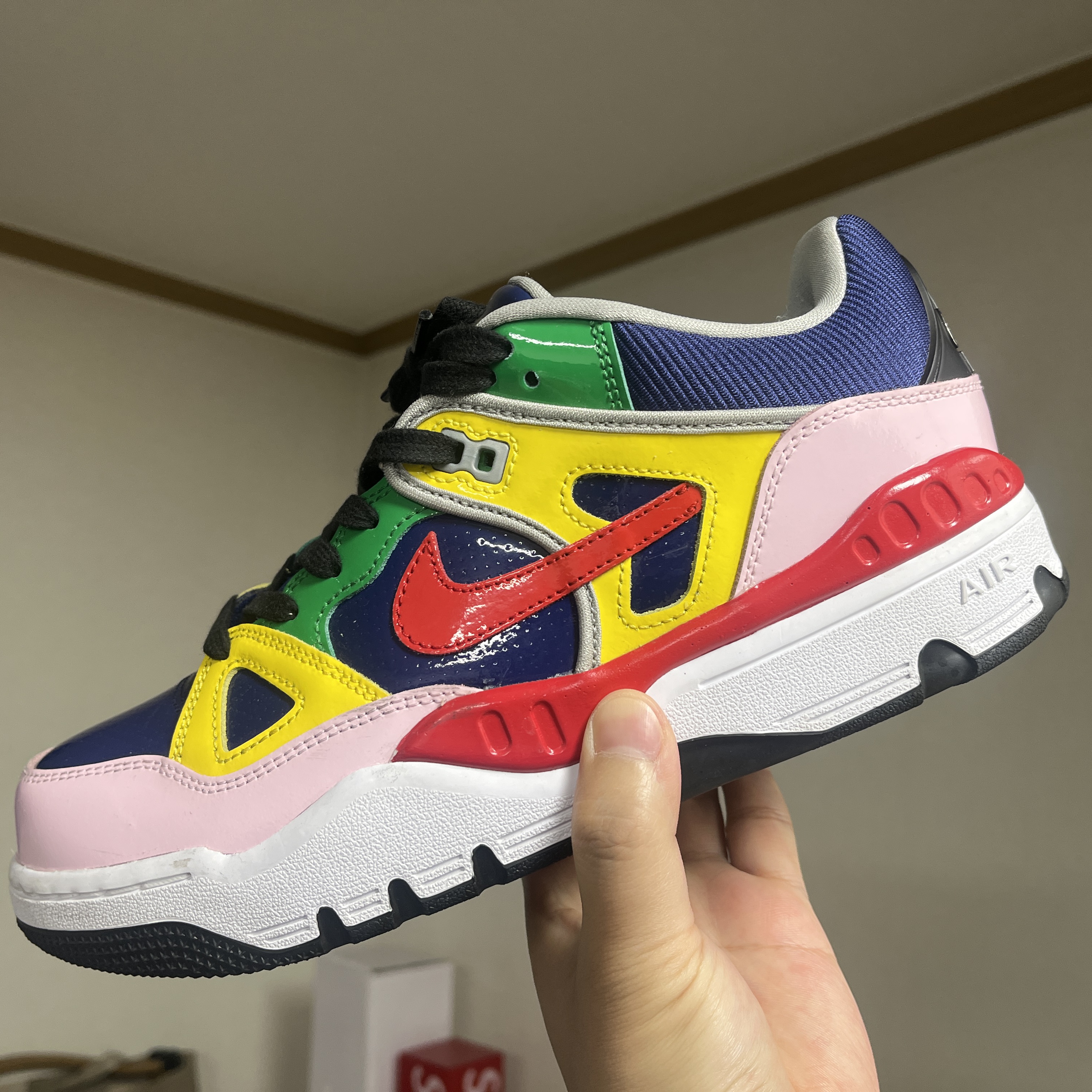 Nike x Nigo Air Force 3 Low SP Navy 착용 스타일 - 1