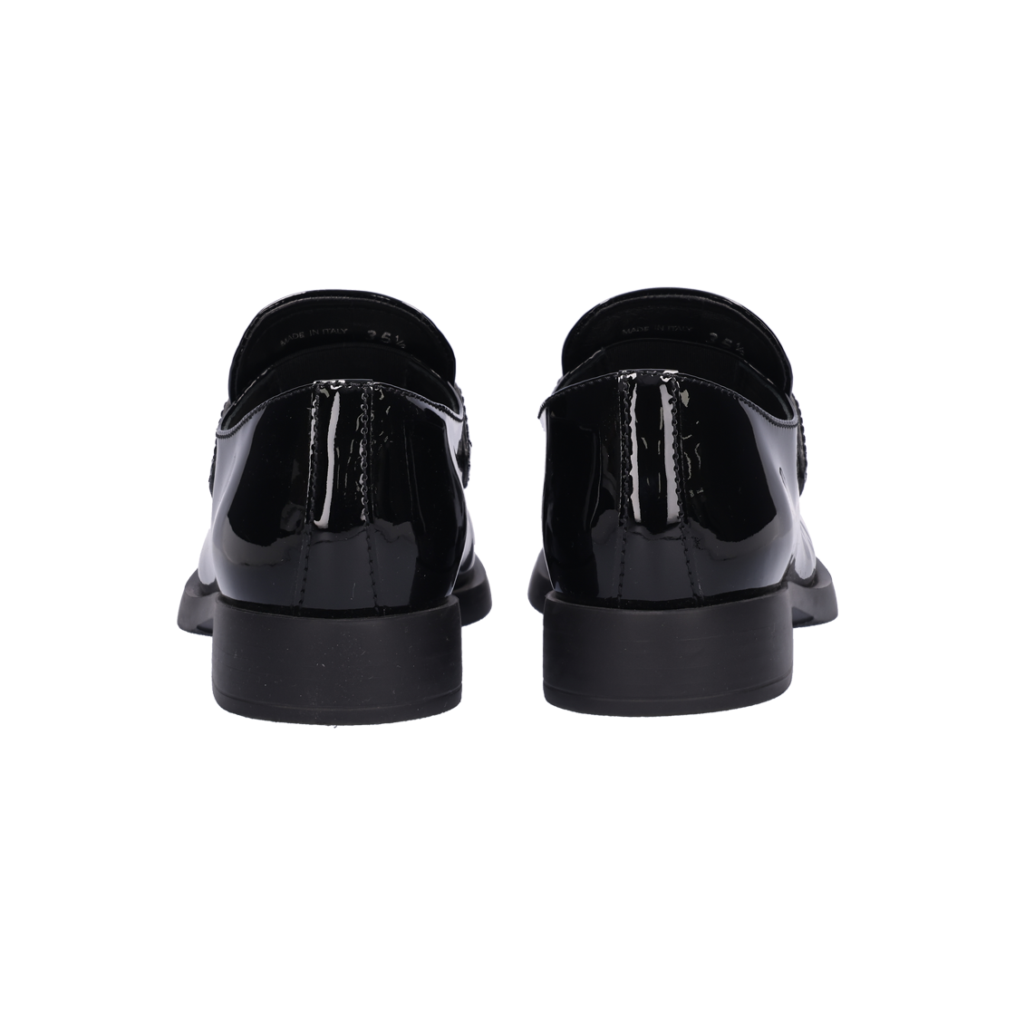 1D329N Prada Patent Leather Loafers, Size 35.5 - #3