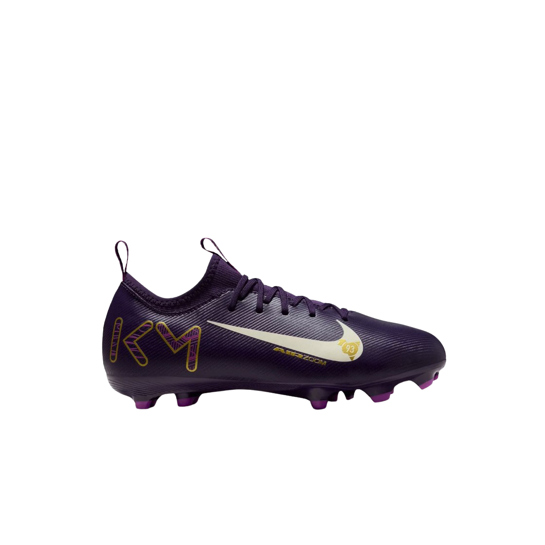 (JR) 나이키 줌 머큐리얼 베이퍼 16 아카데미 KM MG 그랜드 퍼플 페일 아이보리((JR) Nike Zoom Mercurial Vapor 16 Academy KM MG Grand Purple Pale Ivory) - 1