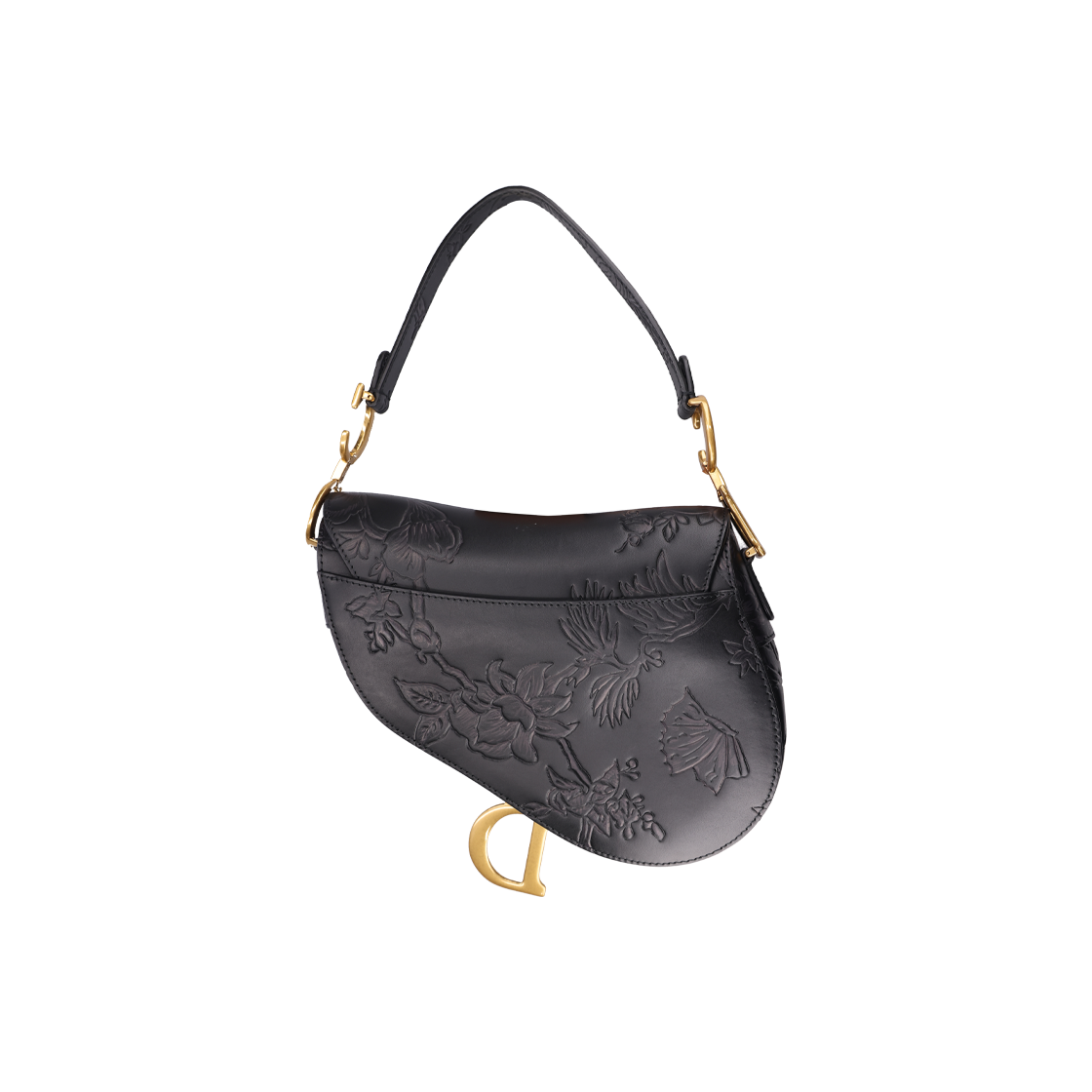 M0455CBGD [B등급] Dior Vintage Saddle Bag Strap Black - #3