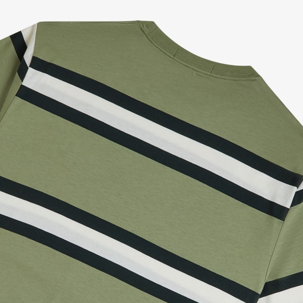 프레드페리 볼드 스트라이프 티셔츠 올리브민트(Fred Perry Bold Stripe T-Shirt Olive Mint) - 4