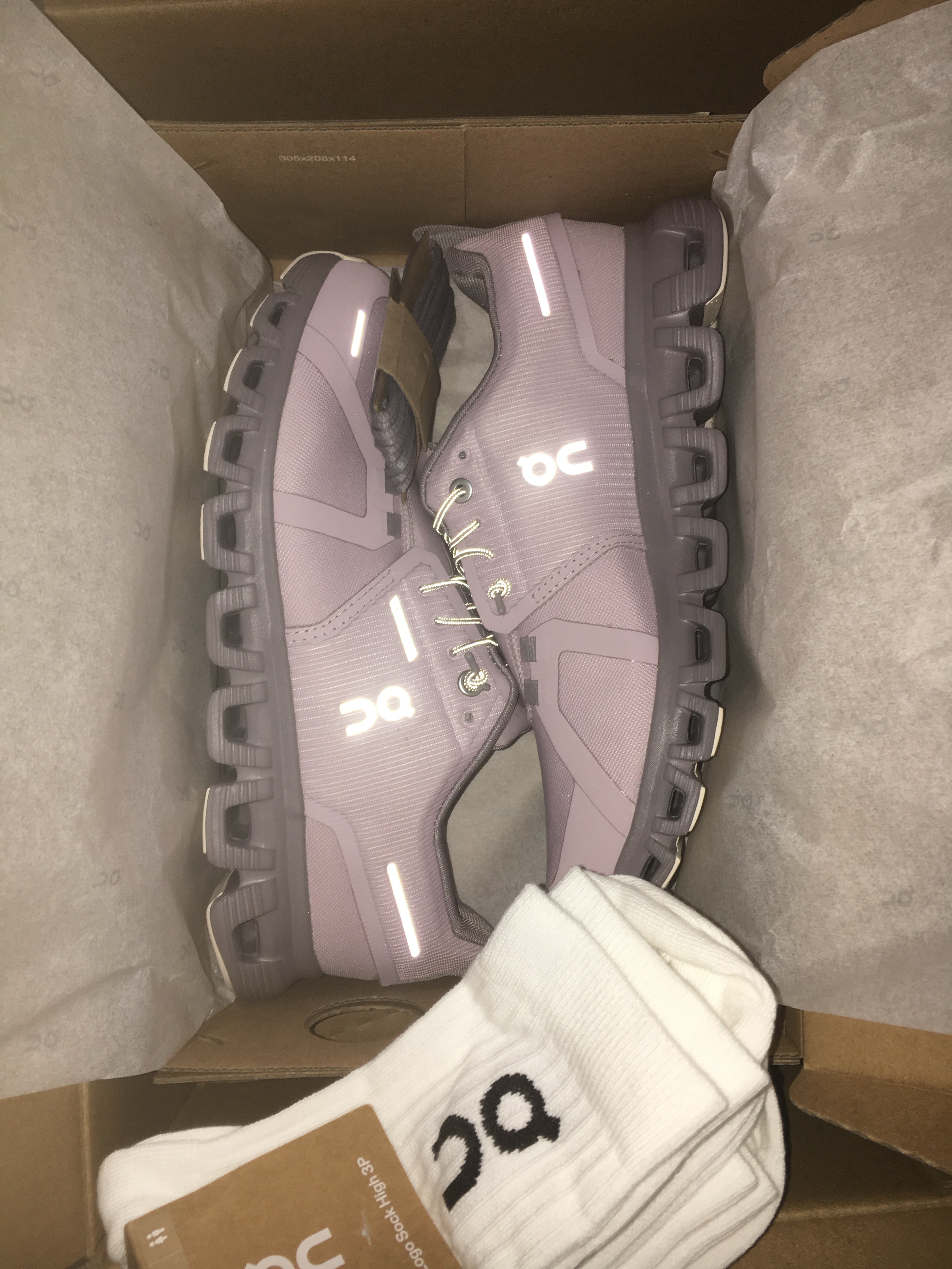 (W) On Running Cloud 6 WP Mauve Zinc 착용 스타일 - 2