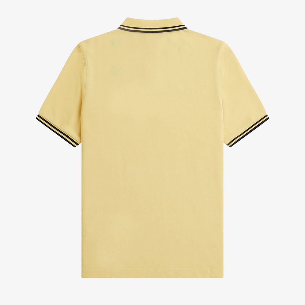프레드페리 우먼스 G3600 트윈 팁 프레드페리 셔츠 챔피언스골드/블랙(Fred Perry Womens Twin Tipped Fred Perry Shirt Champion’s Gold/Black) - 3