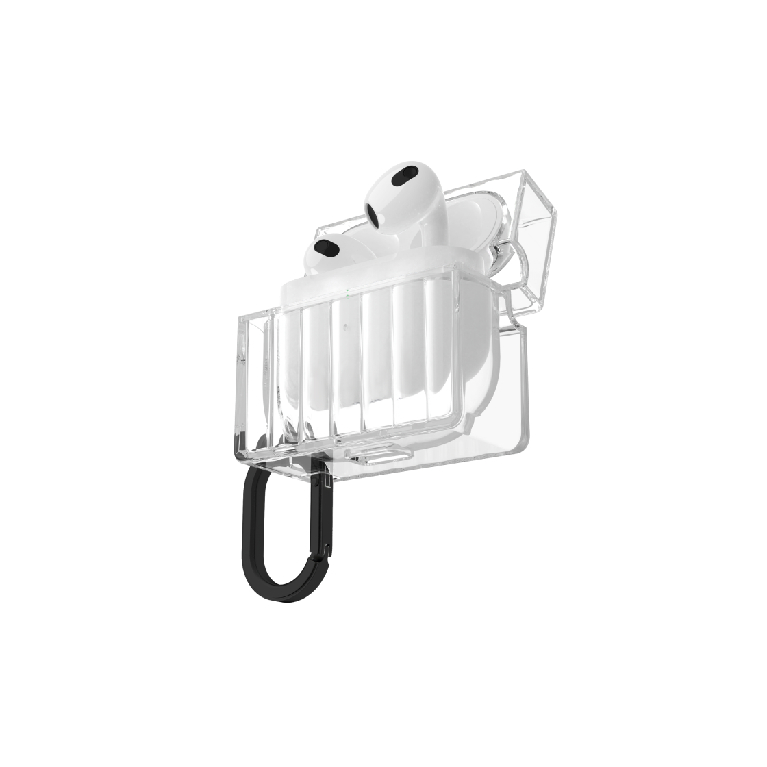 에스엘비에스 에어팟 C1 클리어 케이스 화이트 태그(SLBS AirPods C1 Clear Case White Tag) - 4