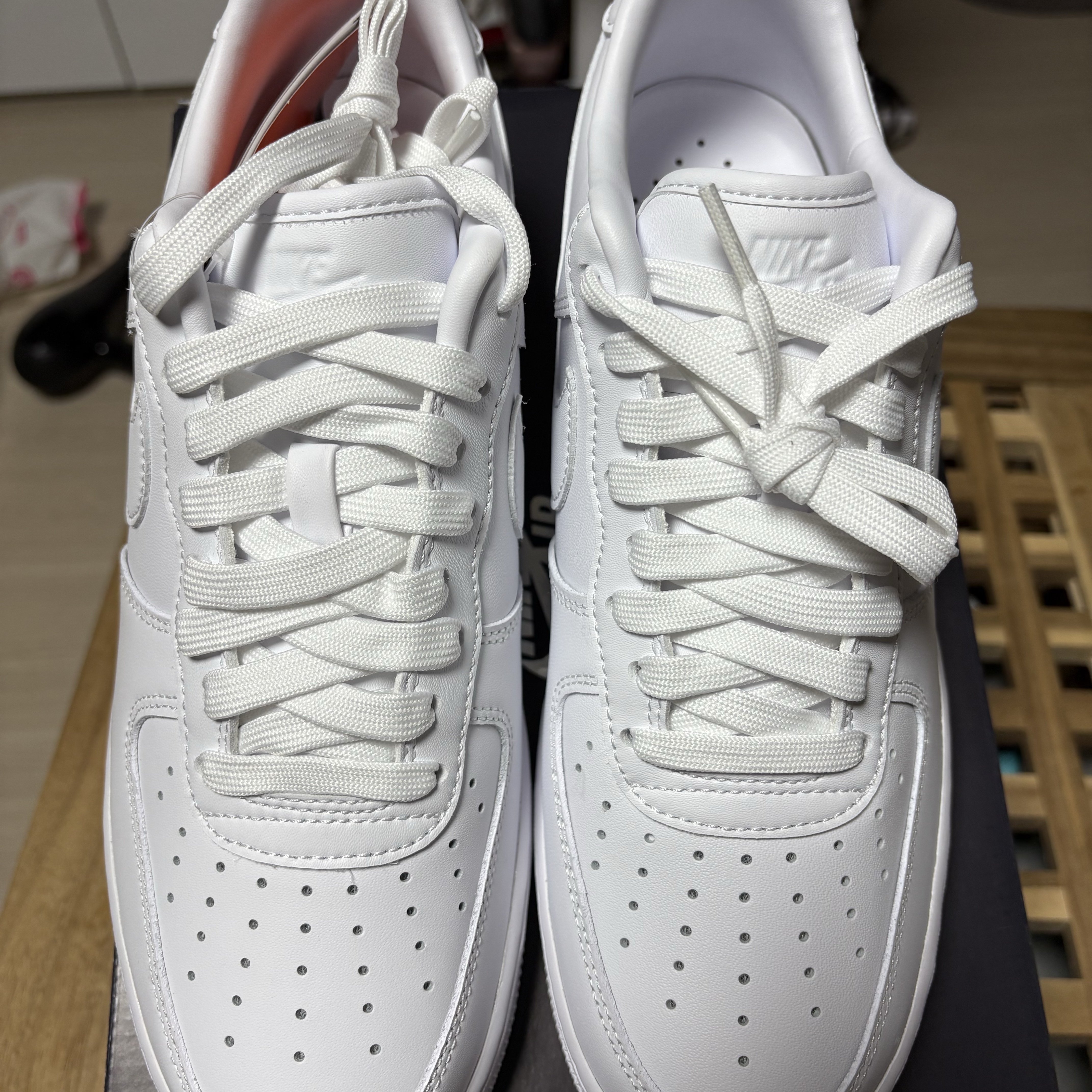 Nike Air Force 1 '07 Fresh White 착용 스타일 - 4