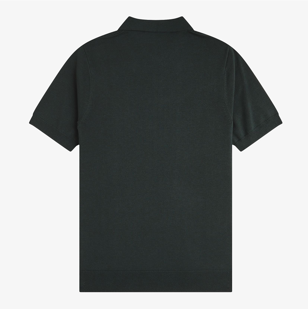 프레드페리 포인텔 패널 니트 셔츠 나이트그린(Fred Perry Pointelle Panel Knitted Shirt Night Green) - 2