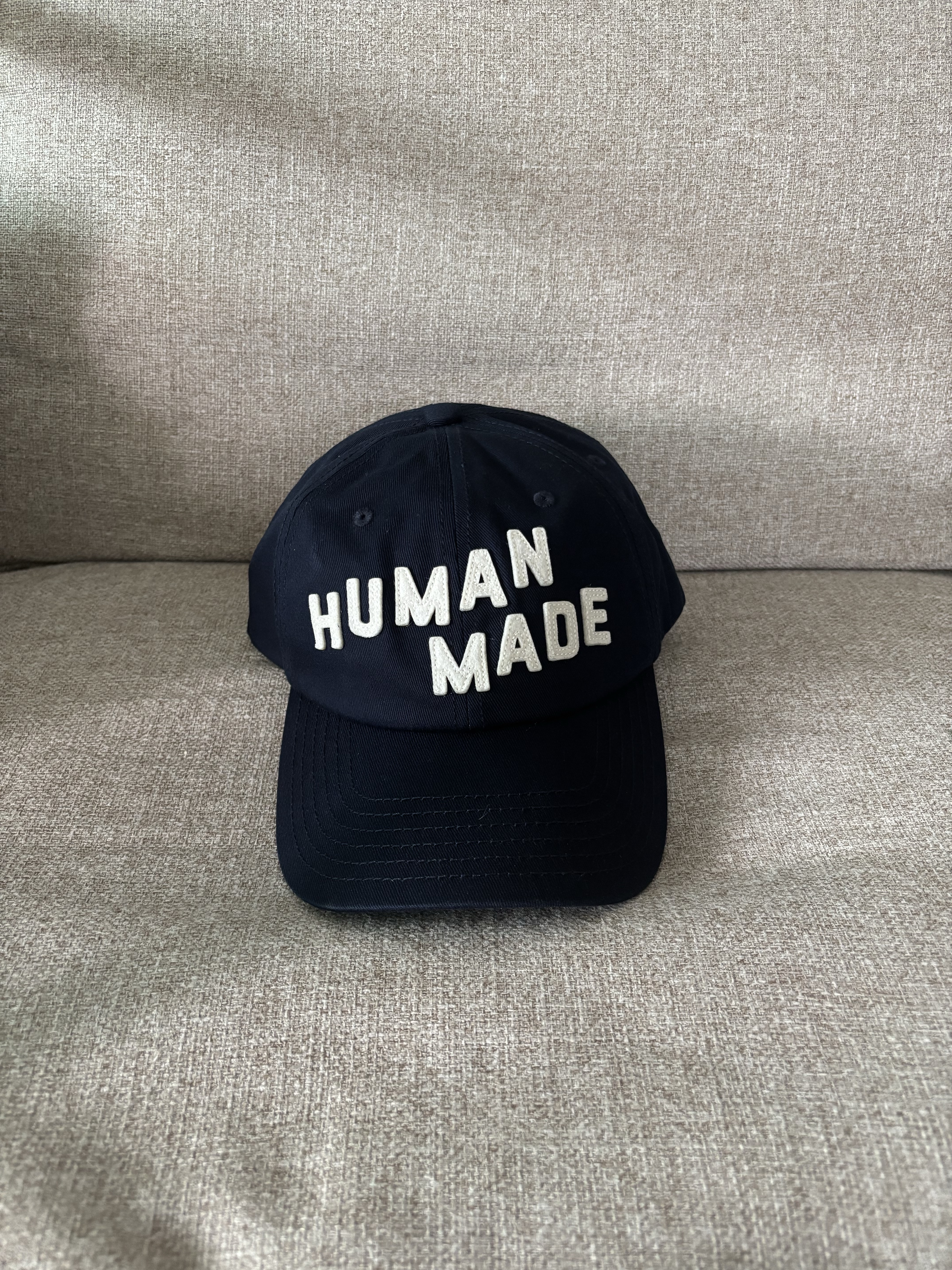 Human Made 6 Panel Twill Cap Navy 착용 스타일