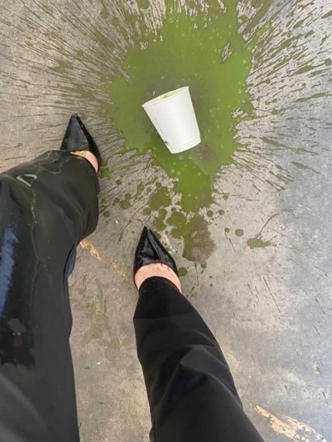 (W) Diesel T-Hop-D Logo Tank Top White, Adidas x Wales Bonner Samba Silver Metallic 착용 스타일 - 5