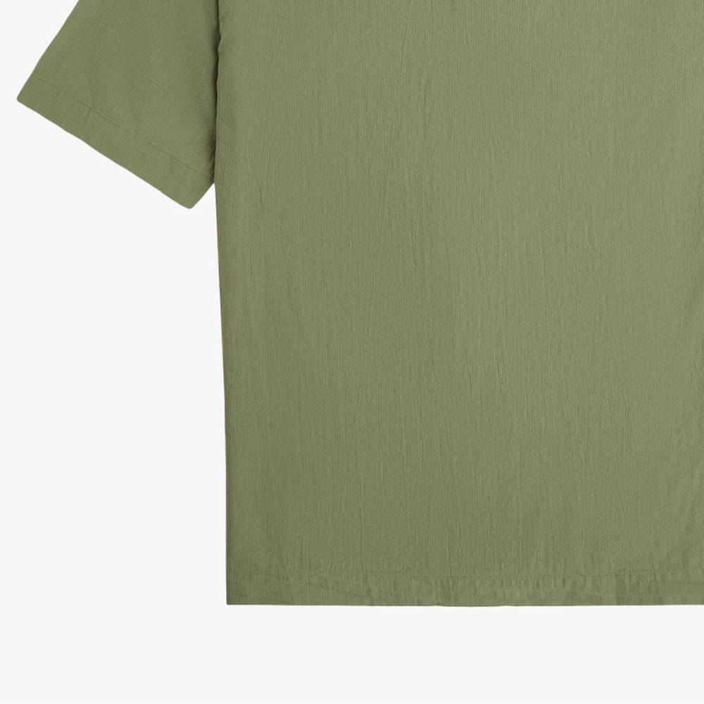 프레드페리 라이트웨이트 텍스쳐 리비어 칼라 셔츠 올리브민트(Fred Perry Lightweight Texture Revere Collar Shirt Olive Mint) - 6