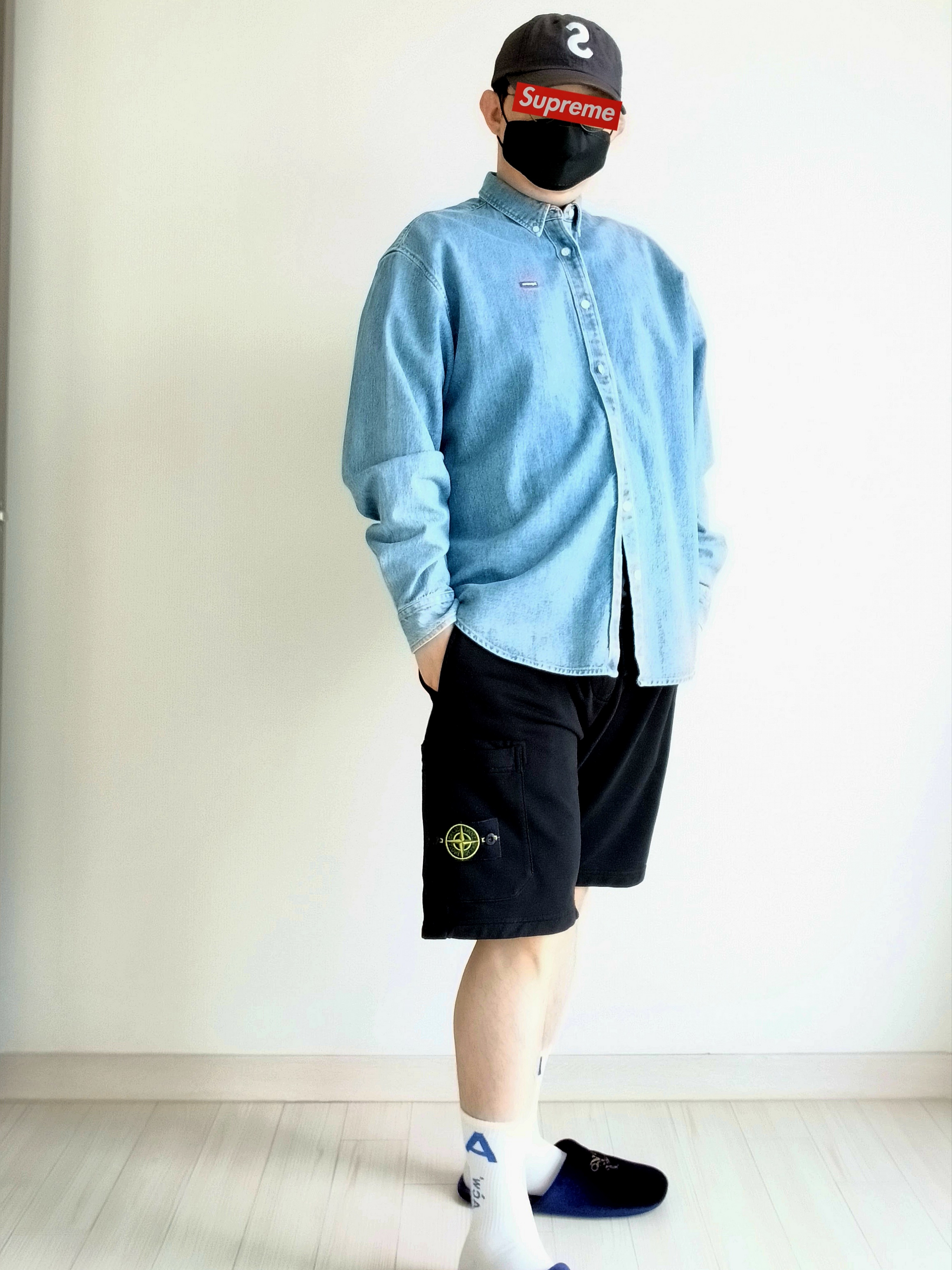 Supreme Cordura Ripstop S Logo 6-Panel Black - 23SS, Arc'teryx Kragg SL Cotton Bird Word SS T-Shirt Black Electra 착용 스타일 - 9