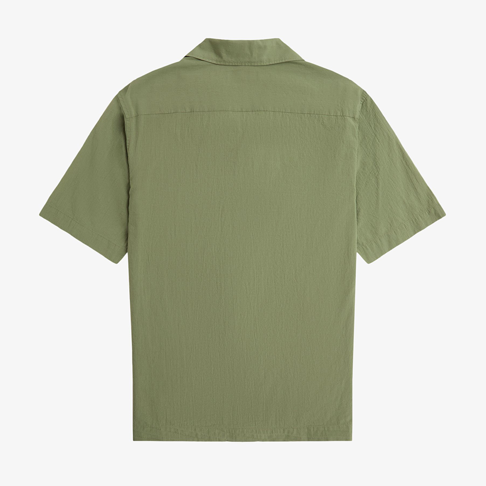 프레드페리 라이트웨이트 텍스쳐 리비어 칼라 셔츠 올리브민트(Fred Perry Lightweight Texture Revere Collar Shirt Olive Mint) - 2