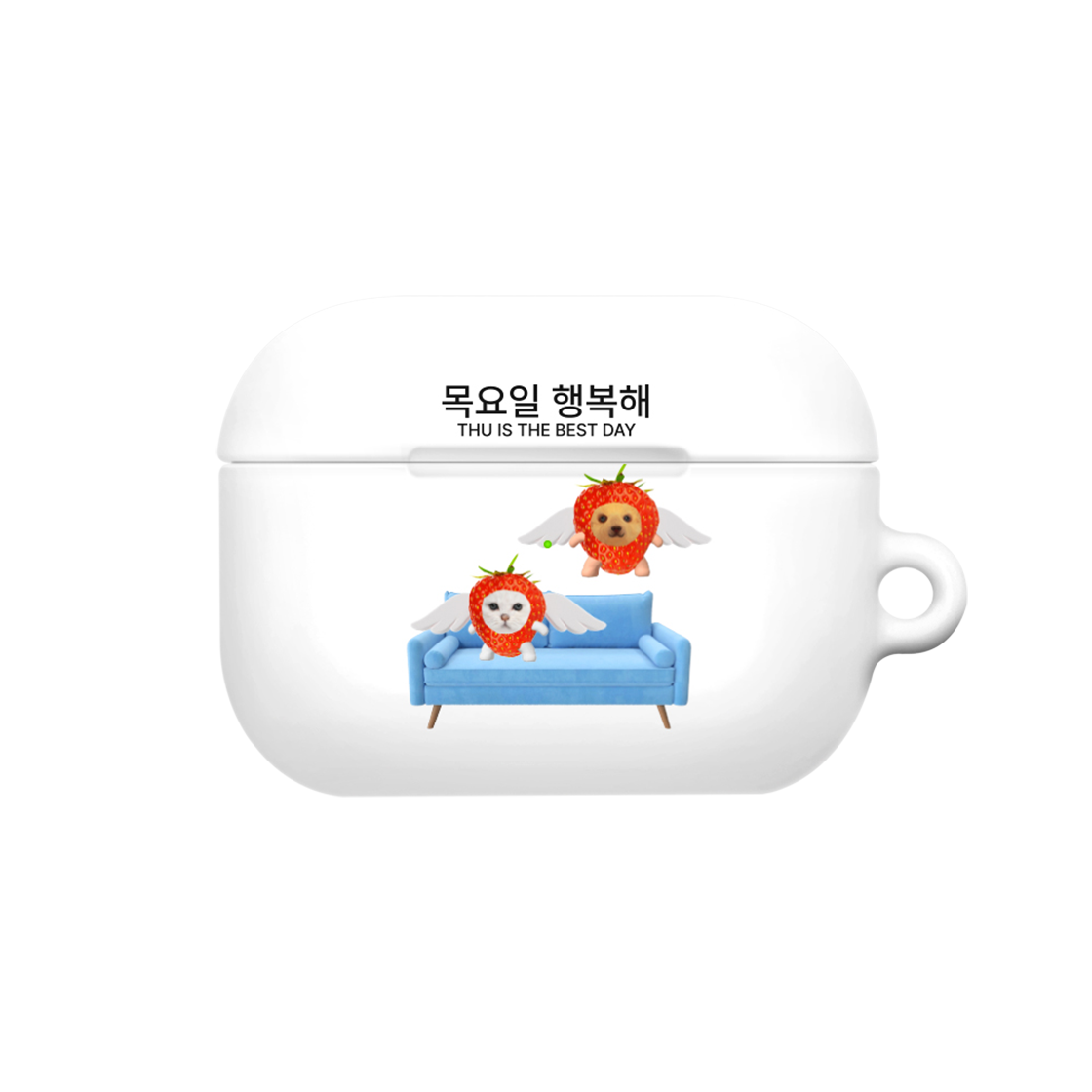 [어프어프 X 김씨네 과일]목요일 행복해 (에어팟프로-하드)([EARPEARP X KIMS FRUITS] Happy Thursday AirPods Pro Hard Case) - 1