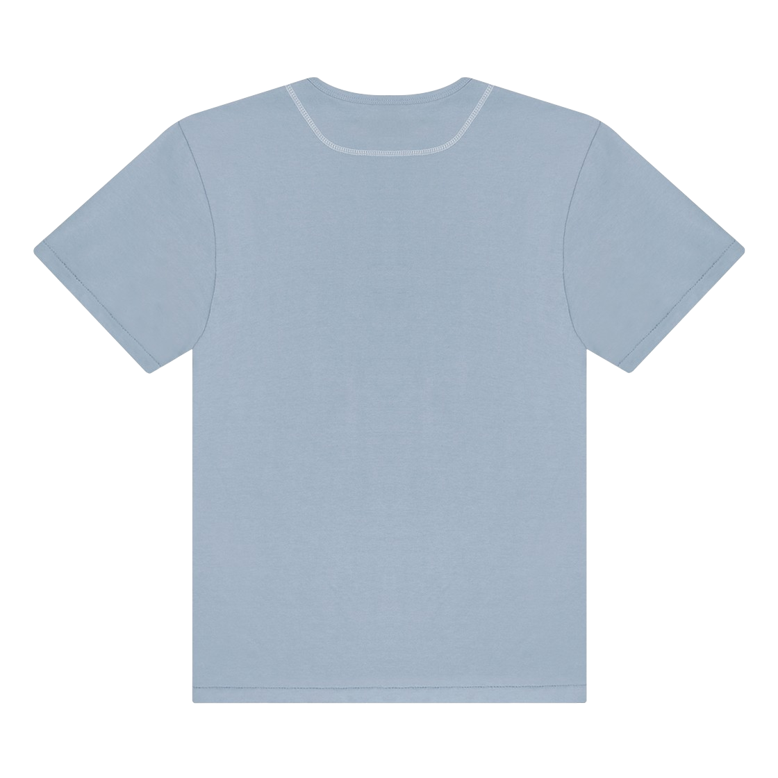 사파리스팟 레귤러 헨리넥 하프티 - 스카이(Safarispot Regular Henley Neck Half Tee - Sky) - 2
