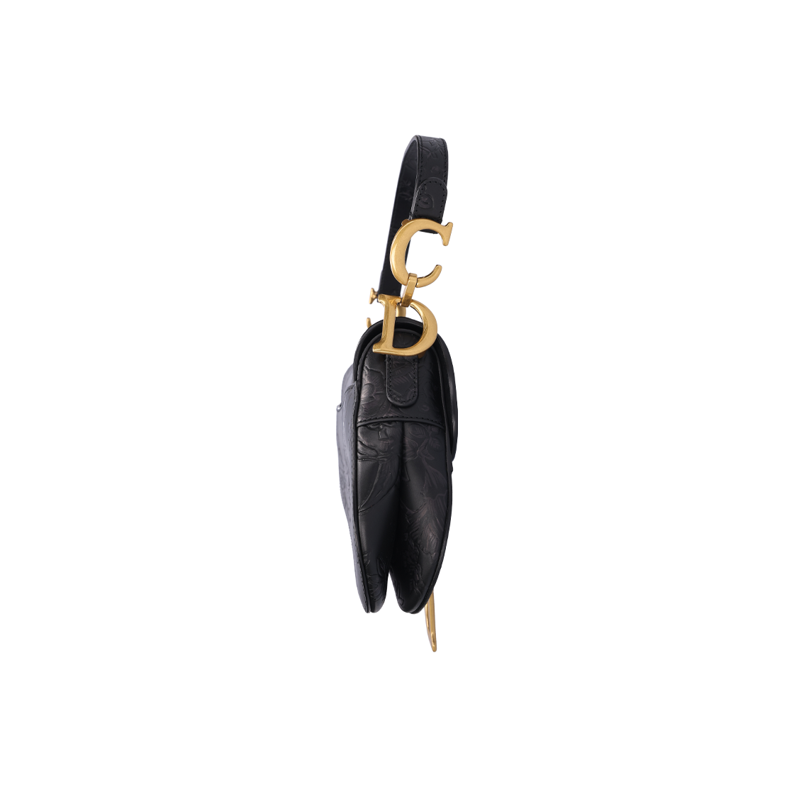M0455CBGD [B등급] Dior Vintage Saddle Bag Strap Black - #2
