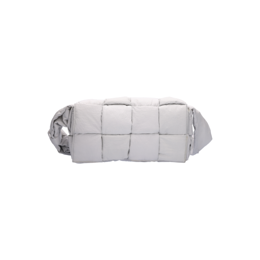 628951 Bottega Veneta Padded Tech Cassette Bag Frost