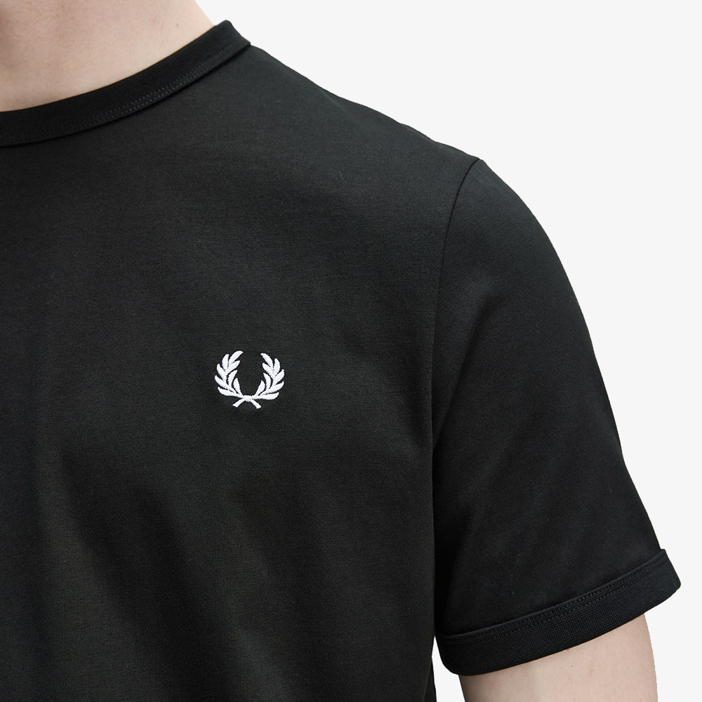 프레드페리 링어 티셔츠 블랙(Fred Perry Ringer T-Shirt Black) - 4