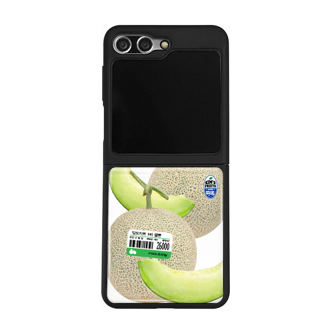 [어프어프 X 김씨네 과일]당도차트 1위 멜론 (Z플립-에폭시)([EARPEARP X KIMS FRUITS] No.1 Sweet – Melon Z Flip Epoxy Case) - 1