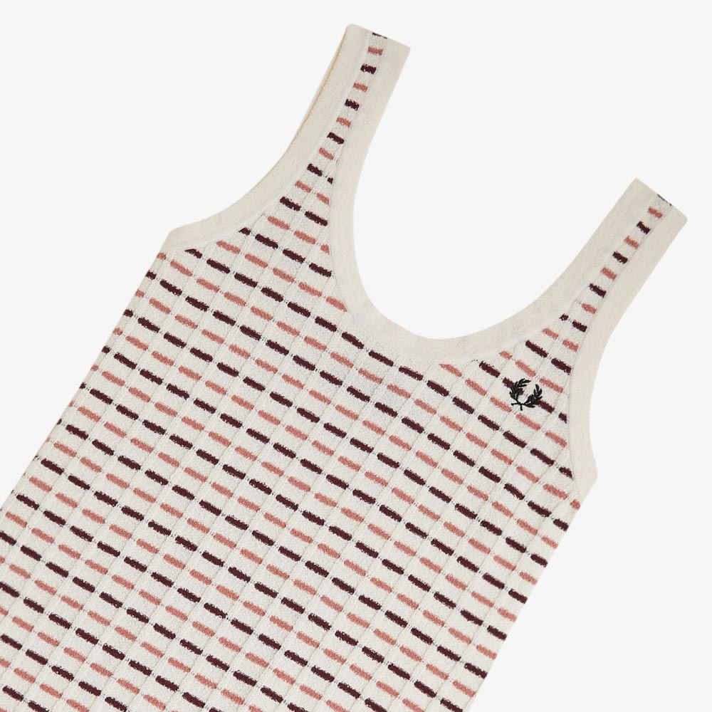 프레드페리 우먼스 부클 니트 드레스 실키피치(Fred Perry Womens Boucle Knitted Dress Silky Peach) - 3