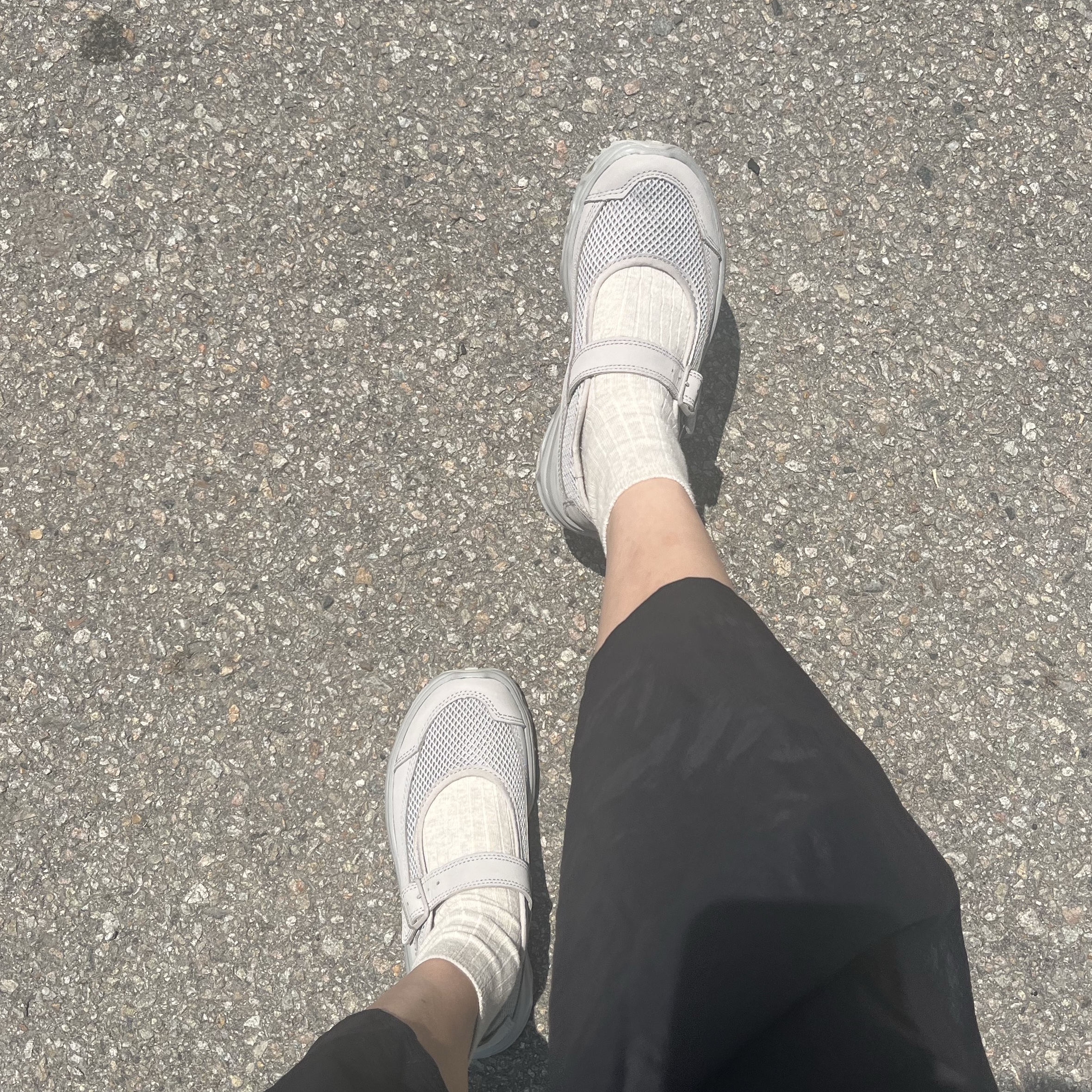 Salomon RX Marie Jeanne Ghost Gray 착용 스타일