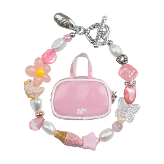 USMACC02 Unsteady Market Bracelet+Mini Bag Rosie Mon