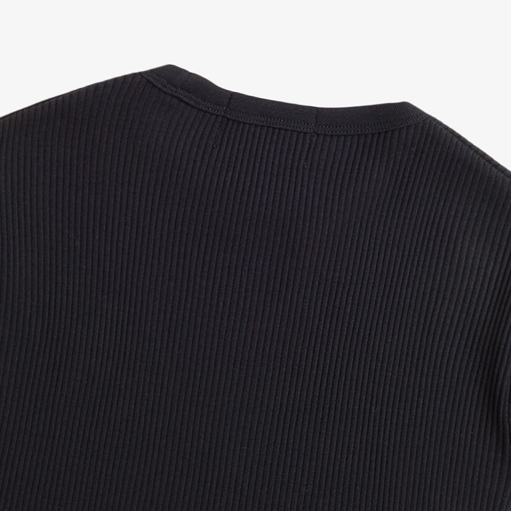 프레드페리x에이미와인하우스 립 티셔츠 블랙(Fred Perry Womens Ribbed T-Shirt Black) - 4