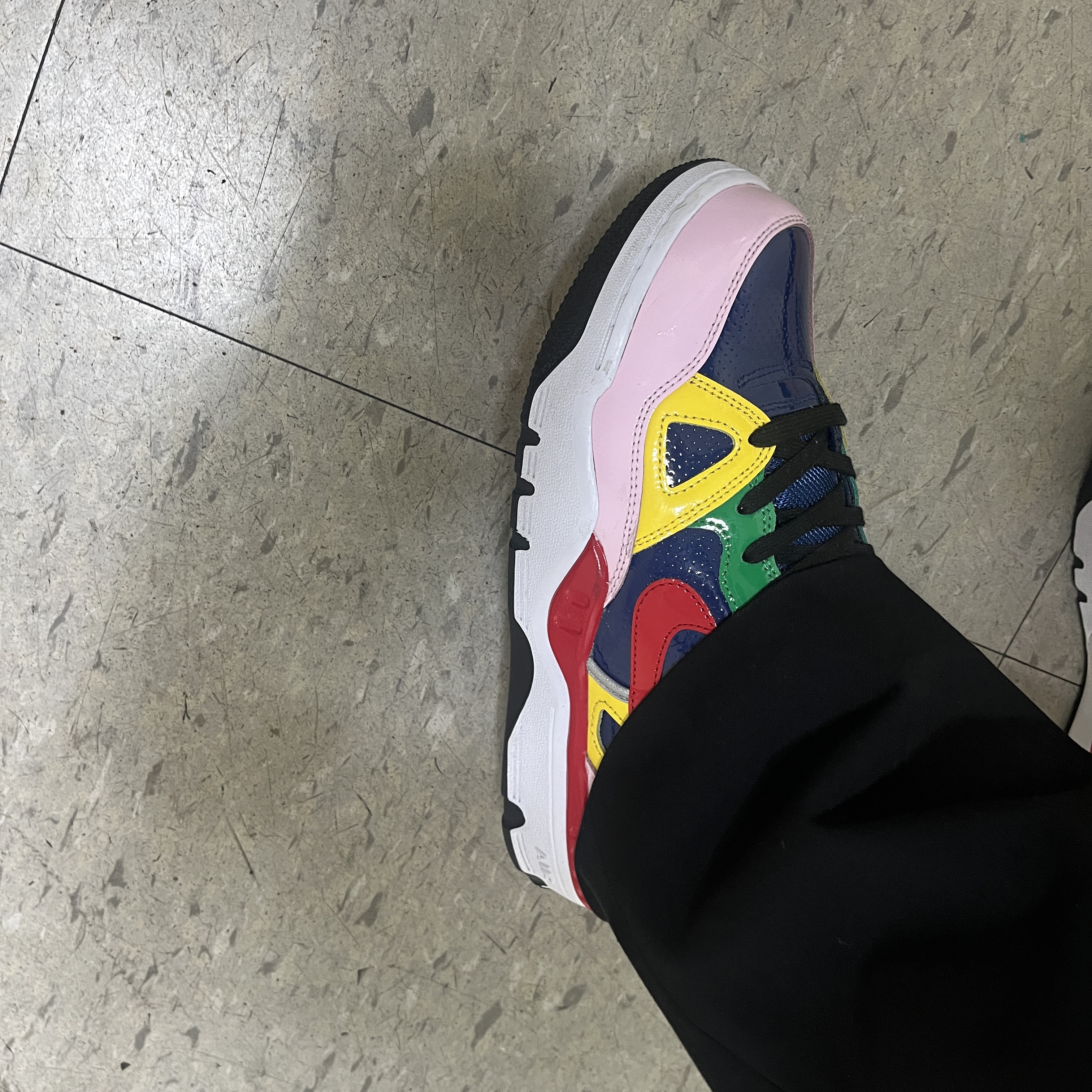 Nike x Nigo Air Force 3 Low SP Navy 착용 스타일 - 5