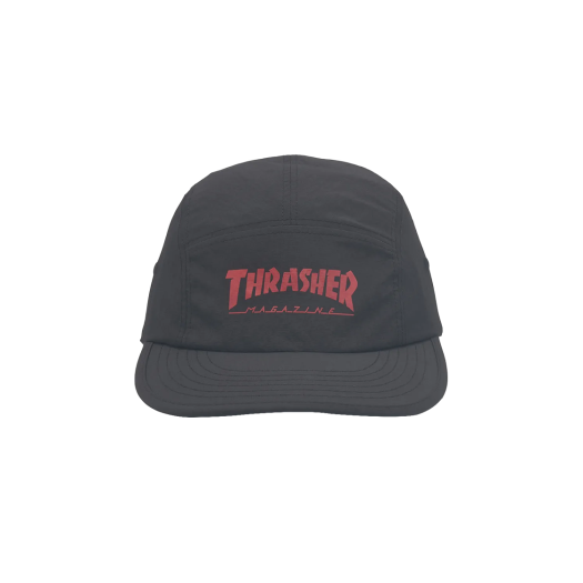 TR2401CA01BK THRASHER Magazine Logo Camp Cap Black