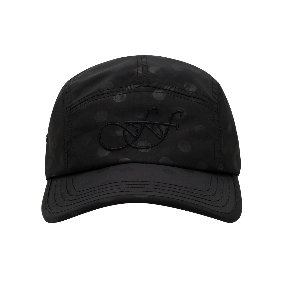 ■FANCY CLUB■ FF LOGO DOT CAMP CAP 팬시클럽 FF 로고 도트 캡프캡 블랙 | FANCY CLUB | KREAM