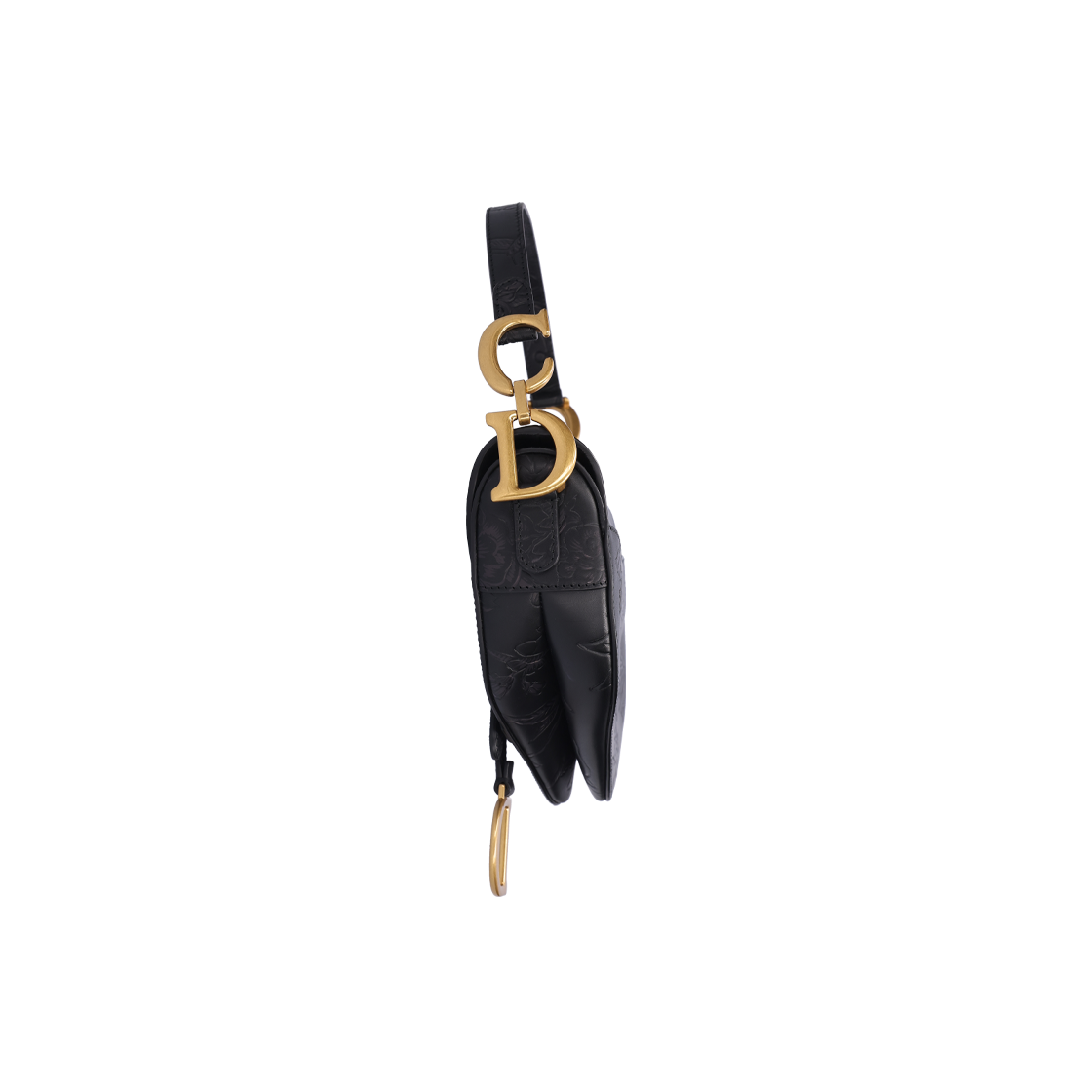 M0455CBGD [B등급] Dior Vintage Saddle Bag Strap Black - #4