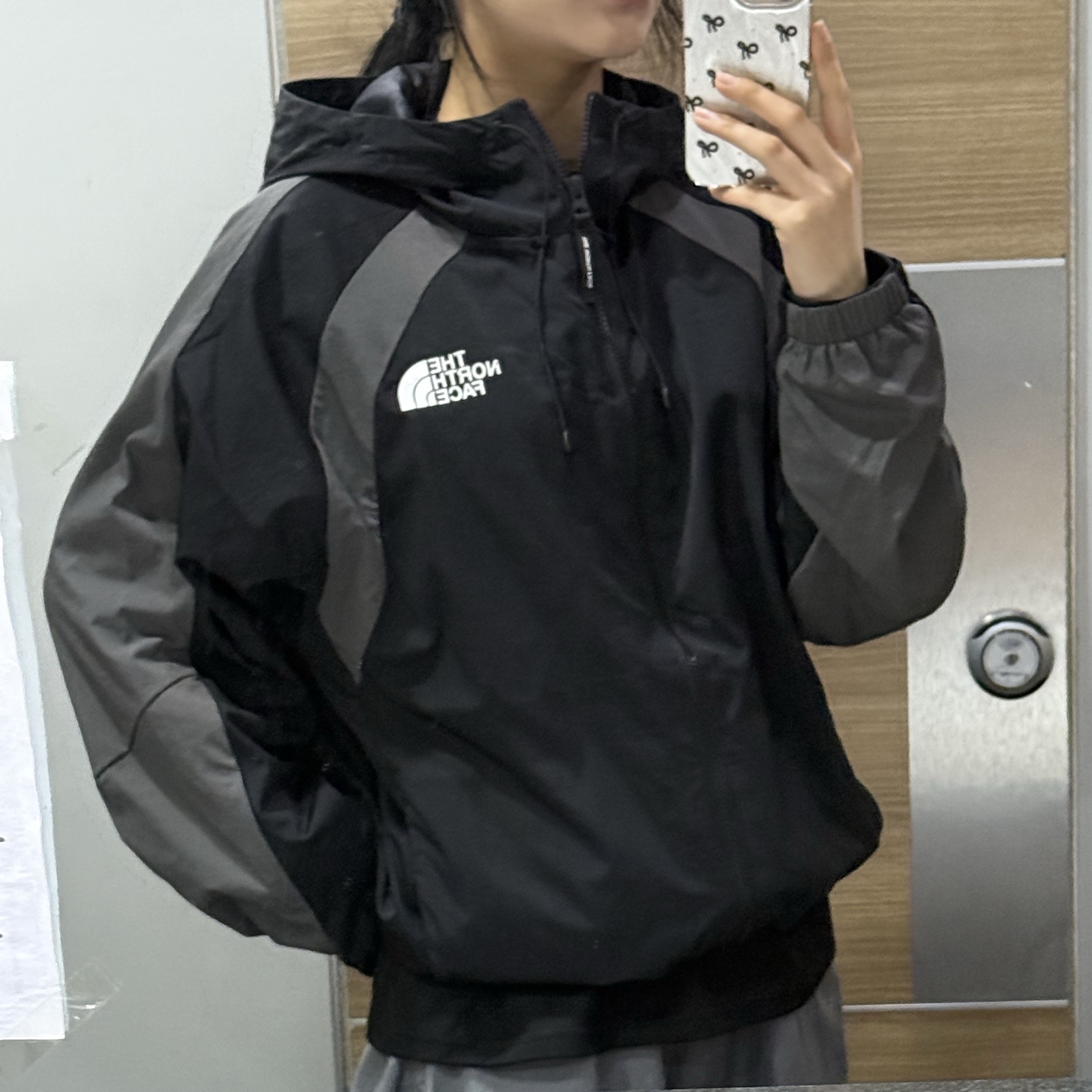 The North Face White Label Bandon Jacket Black 착용 스타일 - 2