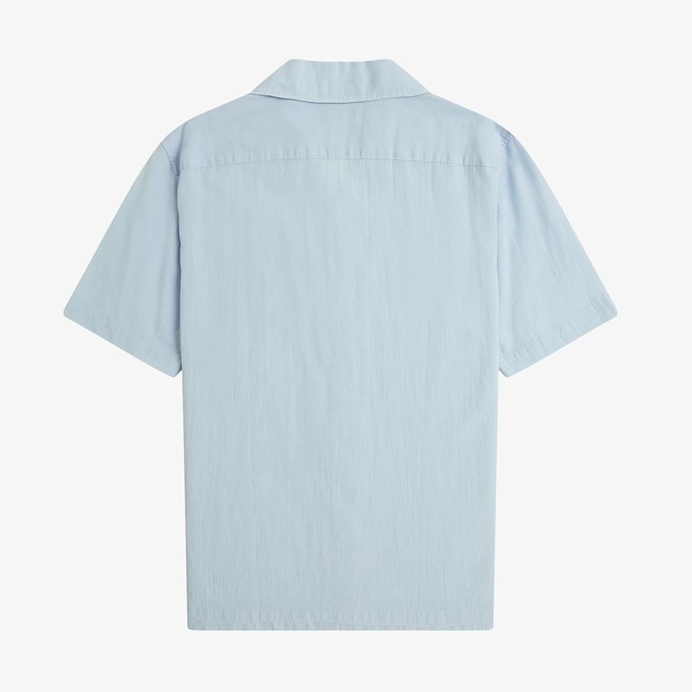 프레드페리 라이트웨이트 텍스쳐 리비어 칼라 셔츠 라이트스모크(Fred Perry Lightweight Texture Revere Collar Shirt Light Smoke) - 2