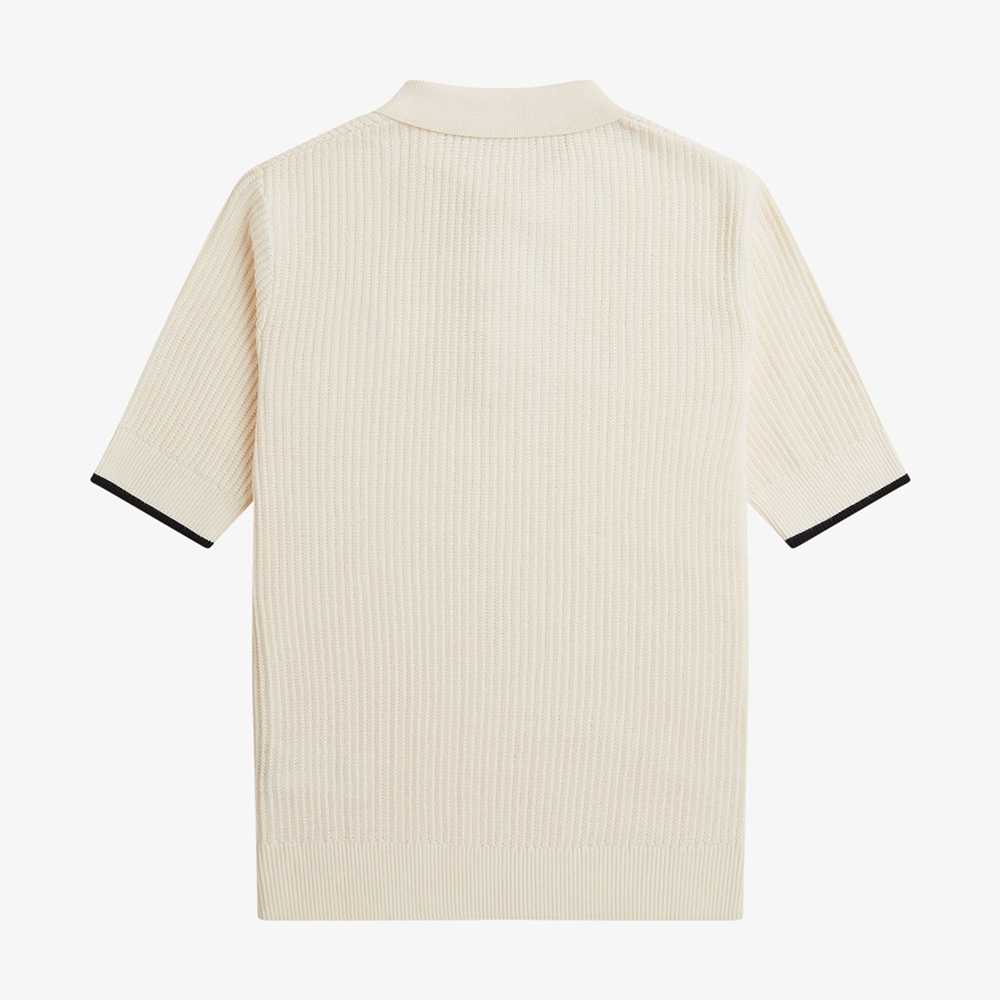 프레드페리 우먼스 메시 니트 폴로 셔츠 실키피치(Fred Perry Womens Mesh Knit Polo Shirt Silky Peach) - 2