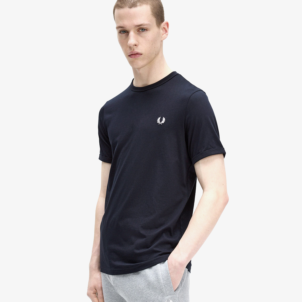 프레드페리 링어 티셔츠 네이비(Fred Perry Ringer T-Shirt Navy) - 4