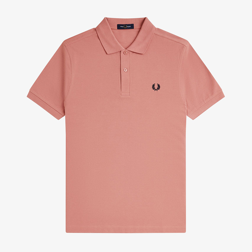 프레드페리 M6000 플레인 프레드페리 셔츠 퍼티핑크/네이비(Fred Perry The Fred Perry Shirt Putty Pink/Navy) - 2