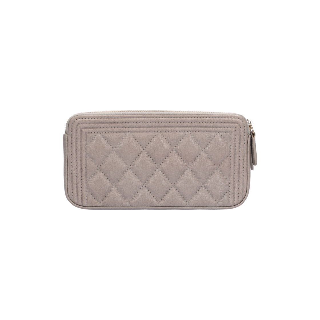 샤넬 A84069 보이 샤넬 체인 지갑 카프스킨 그레이 금장(Chanel Boy Chanel Chain Wallet Calfskin Grey Gold) - 3