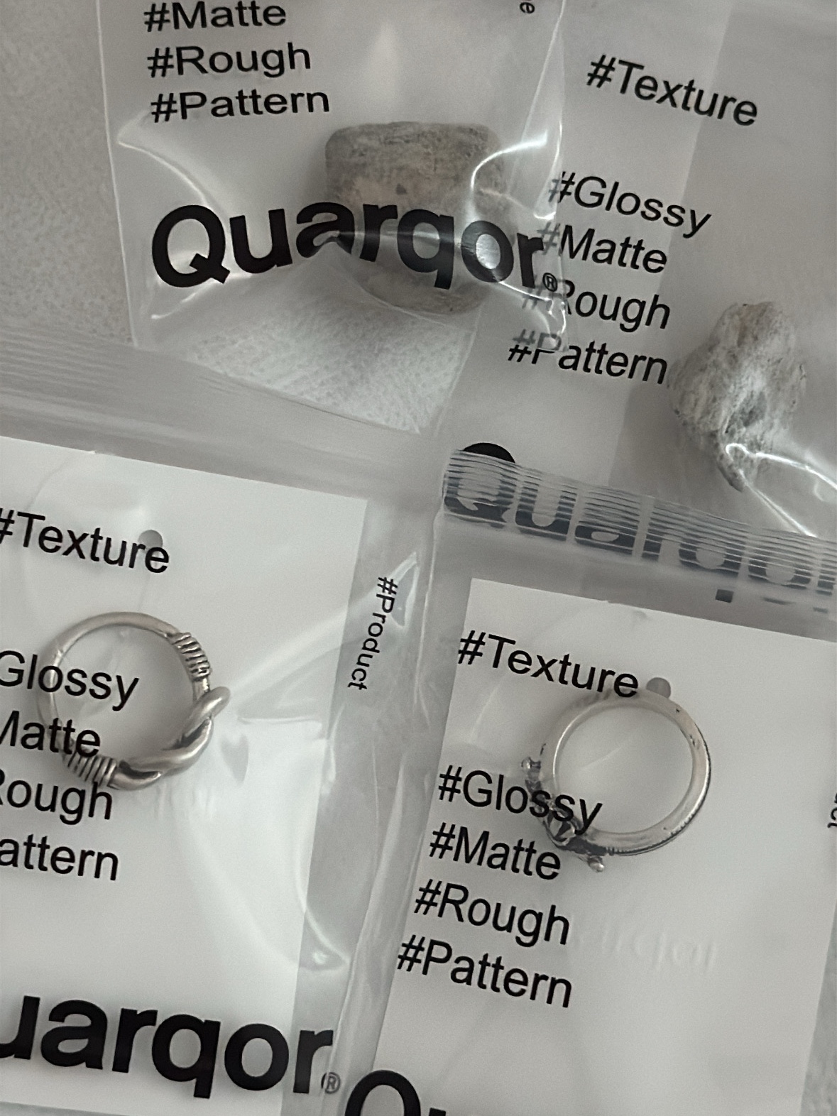 Quarqor #5117 Ring, Quarqor #5126 Ring 착용 스타일