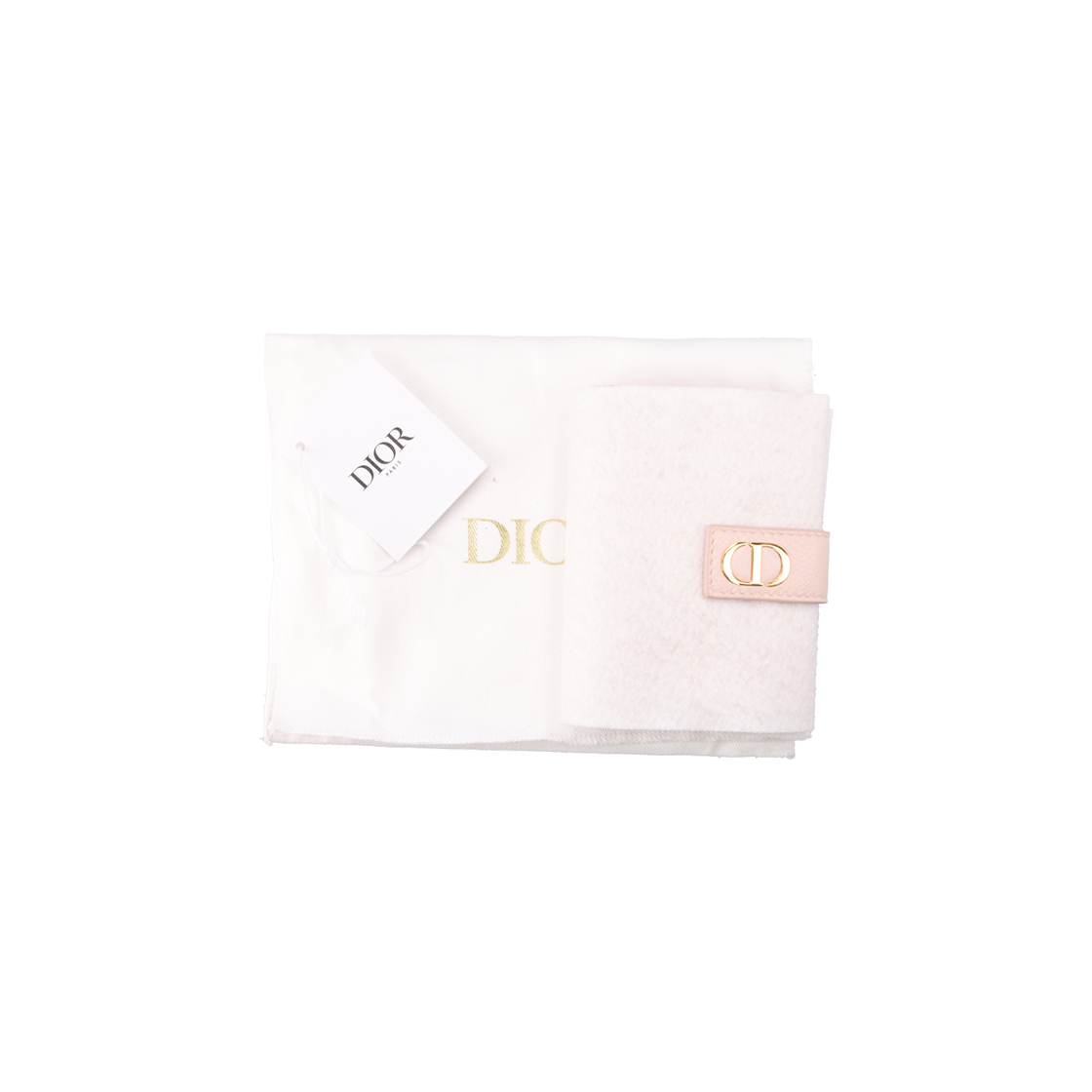 S5157UWHC Dior Caro Vertical Card Holder Calfskin Rose Powder - #6