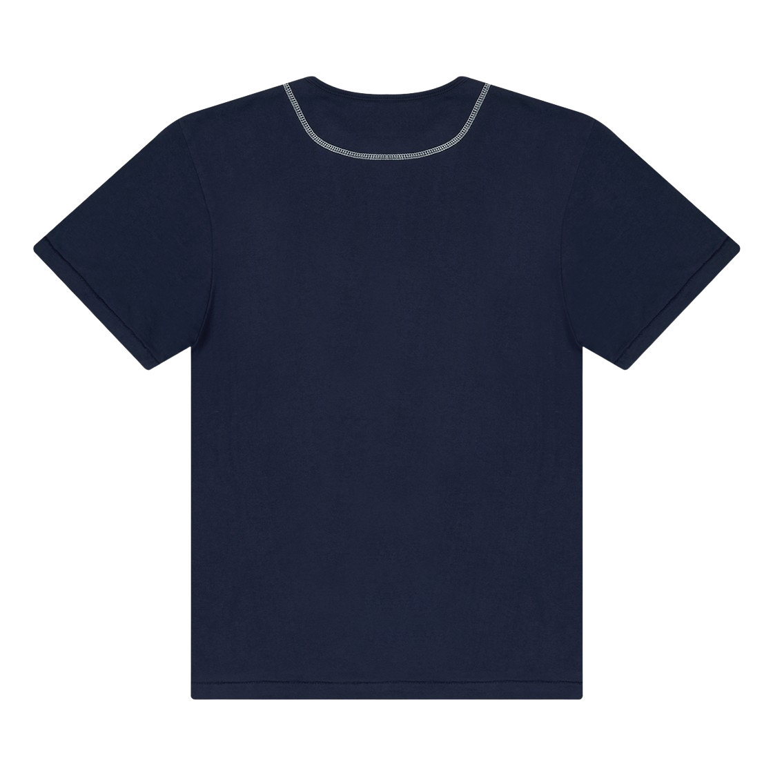 사파리스팟 레귤러 헨리넥 하프티 - 인디고(Safarispot Regular Henley Neck Half Tee - Indigo) - 2