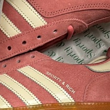 Adidas x Sporty & Rich Spezial Handball Pantone Cream White 착용 스타일
