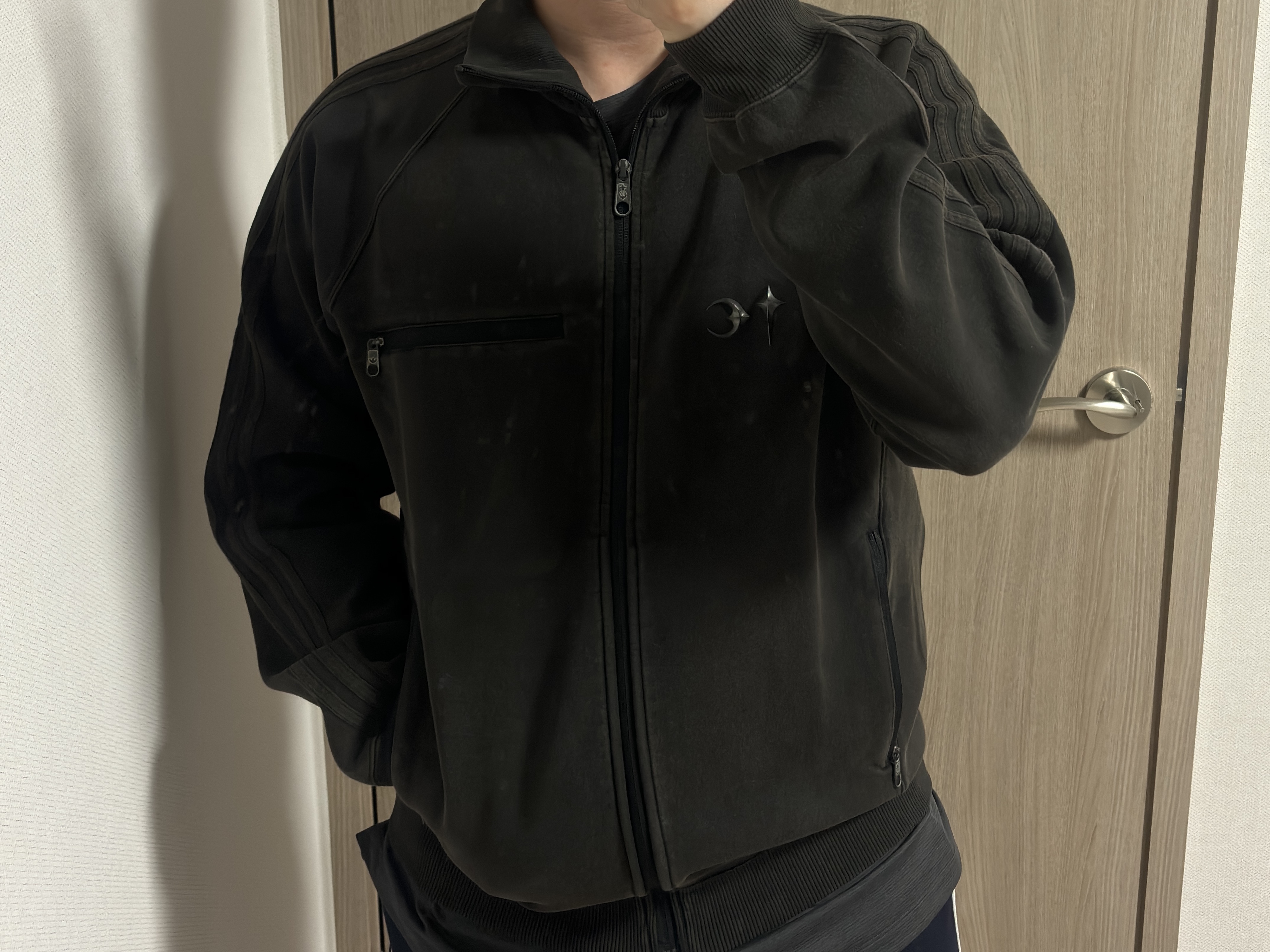Adidas x Thug Club Track Top Black - KR Sizing 착용 스타일
