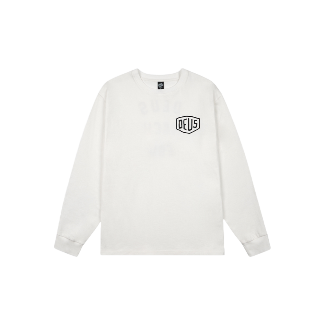 [6% 적립,예약배송] 데우스 엑스 마키나 어드레스 긴팔티 화이트