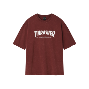 THRASHER Magazine Comet Washed Short Sleeve T-Shirt Wine