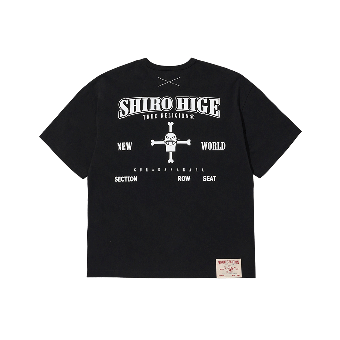 트루릴리젼 x 원피스 시로히게 숏 슬리브 블랙(True Religion x One Piece Shirohige Short Sleeve Black)