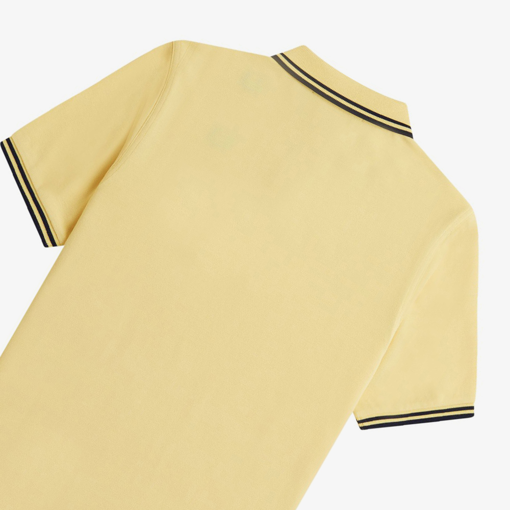 프레드페리 우먼스 G3600 트윈 팁 프레드페리 셔츠 챔피언스골드/블랙(Fred Perry Womens Twin Tipped Fred Perry Shirt Champion’s Gold/Black) - 5